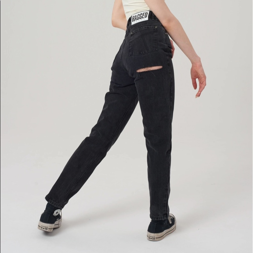 Ragged Priest Butt Cut Jeans in Charcoal 🖤